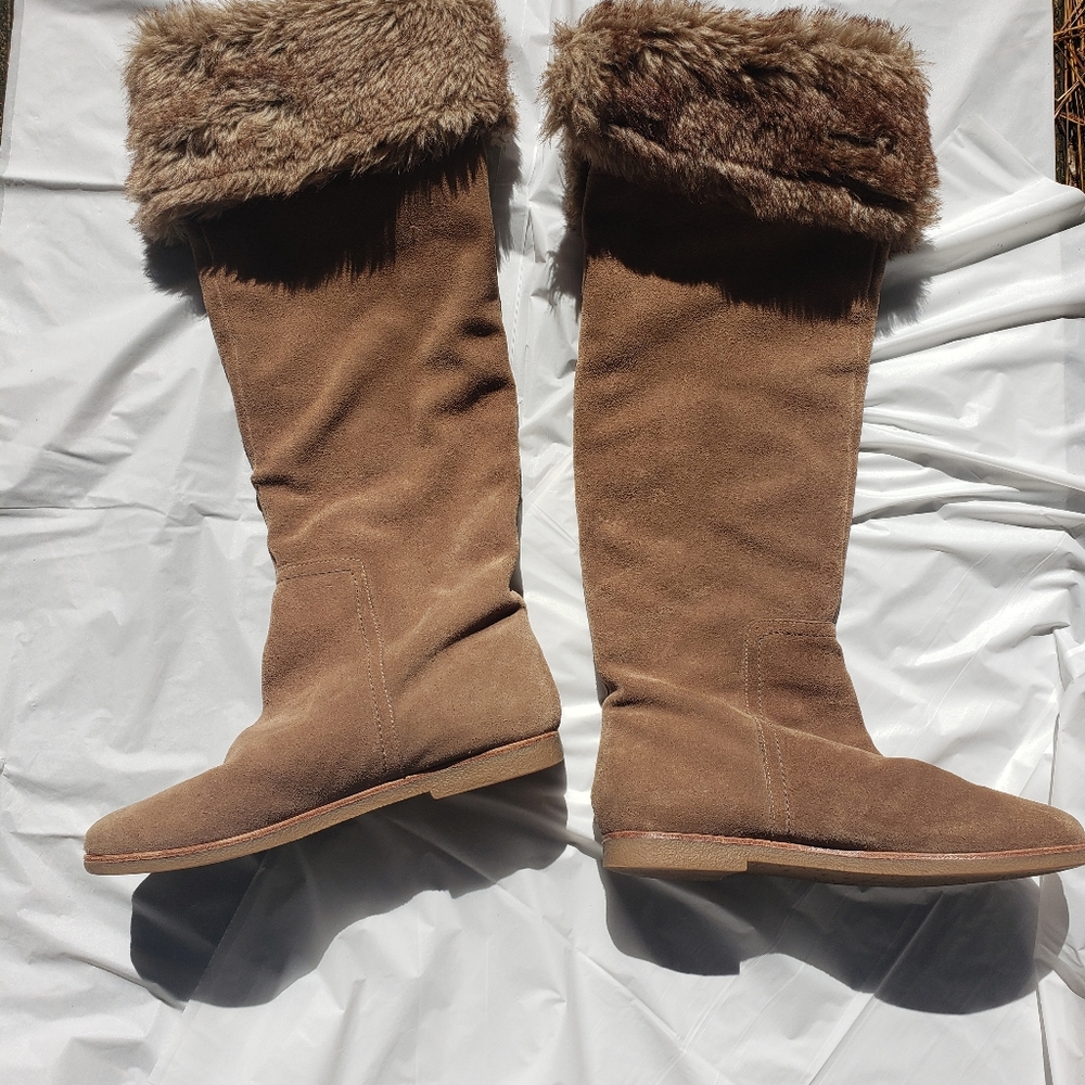 Sam Eldman Suede Weather Proof  Knee High Boots 👢. - Picture 7 of 10